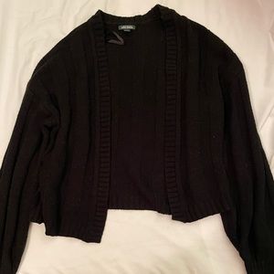 Black cardigan
